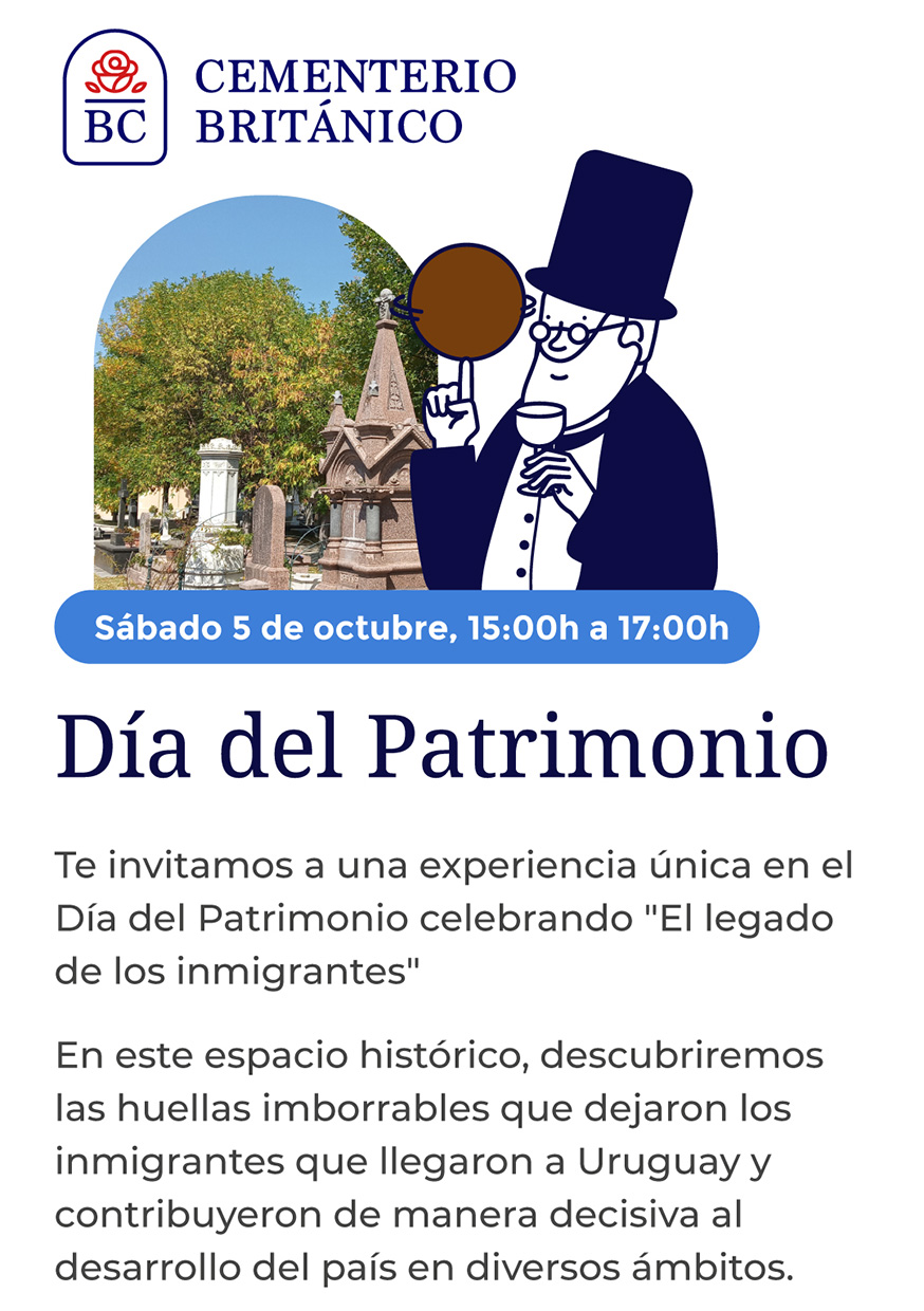 Dia del Patrimonio  Cementerio Británico Montevideo