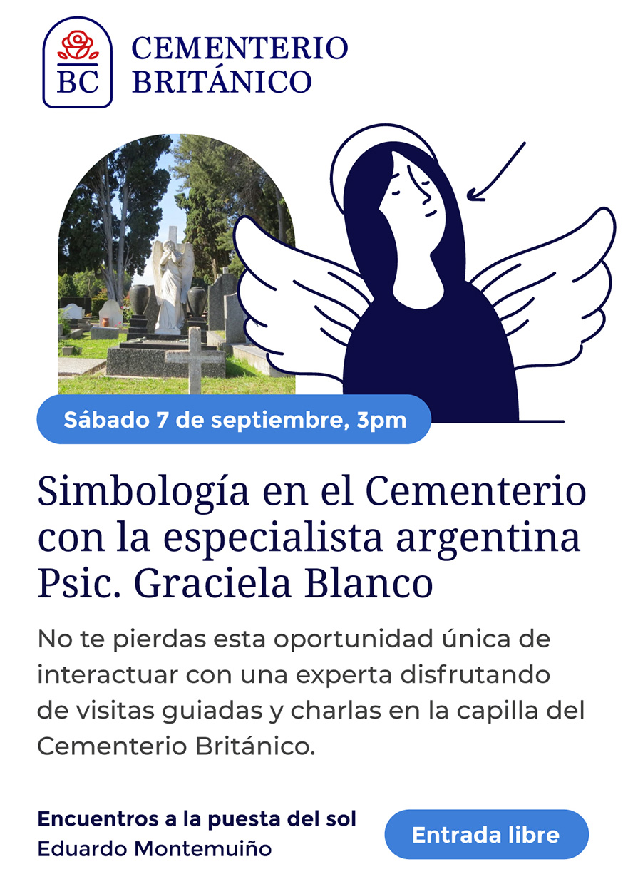 Simbología en el Cementerio  Cementerio Británico Montevideo