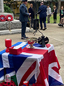 Remembrance day 2024 Cementerio Británico Montevideo